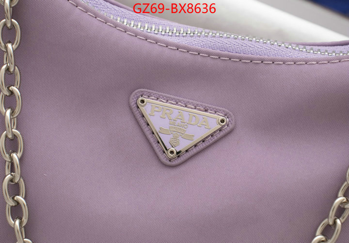 Prada Bags(4A)-Re-Edition 2005 china sale ID: BX8636 $: 69USD,