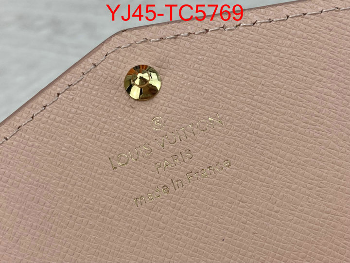 LV Bags(4A)-Wallet replica us ID: TC5769 $: 45USD,