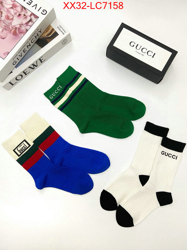 Sock-Gucci the top ultimate knockoff ID: LC7158 $: 32USD
