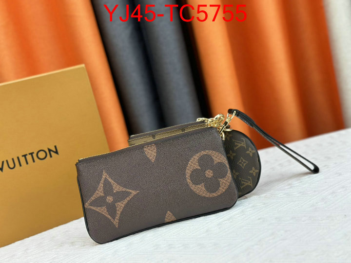 LV Bags(4A)-Wallet shop the best high quality ID: TC5755 $: 45USD,
