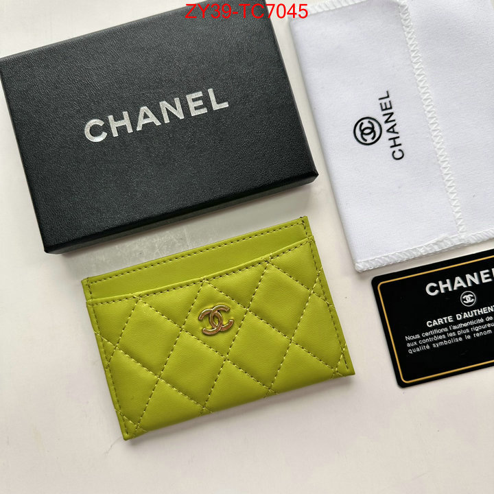 Chanel Bags(4A)-Wallet- top quality replica ID: TC7045 $: 39USD,