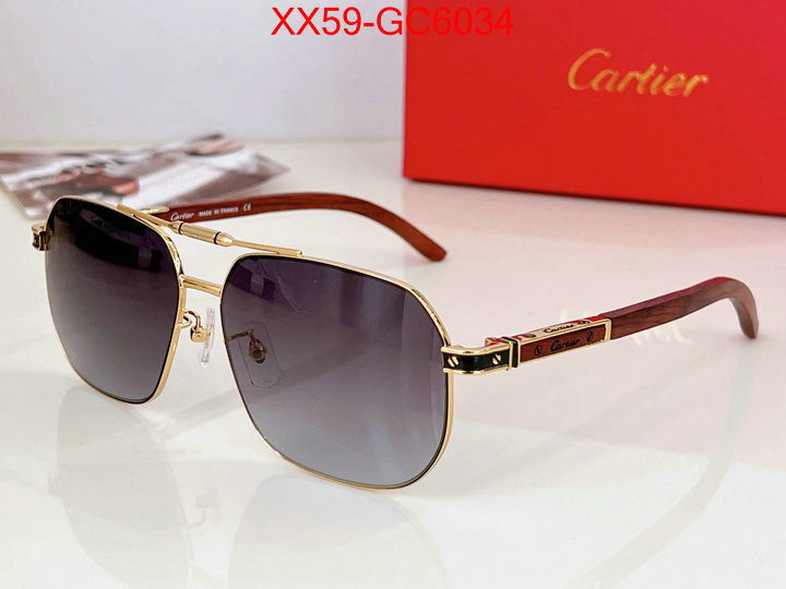 Glasses-Cartier mirror quality ID: GC6034 $: 59USD