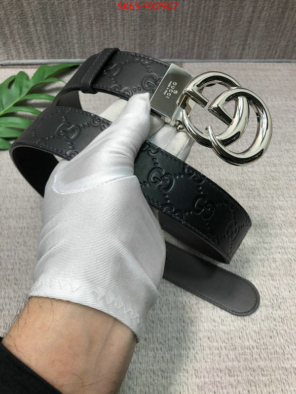 Belts-Gucci highest quality replica ID: PX7907 $: 65USD