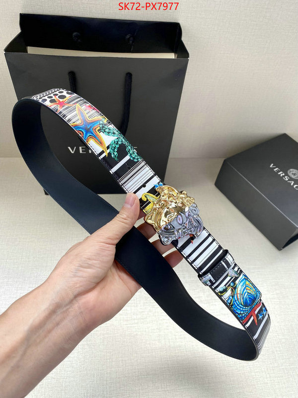 Belts-Versace replica aaaaa designer ID: PX7977 $: 72USD