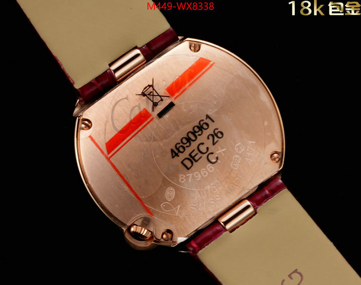 Watch(TOP)-Cartier luxury cheap replica ID: WX8338 $: 449USD