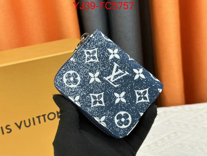 LV Bags(4A)-Wallet luxury 7 star replica ID: TC5757 $: 39USD,