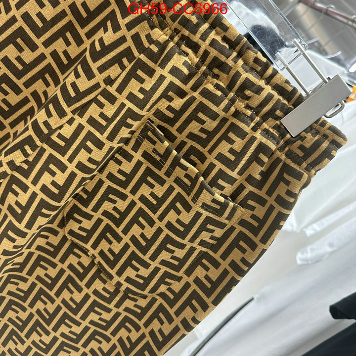 Clothing-Fendi sale outlet online ID: CC6966 $: 59USD