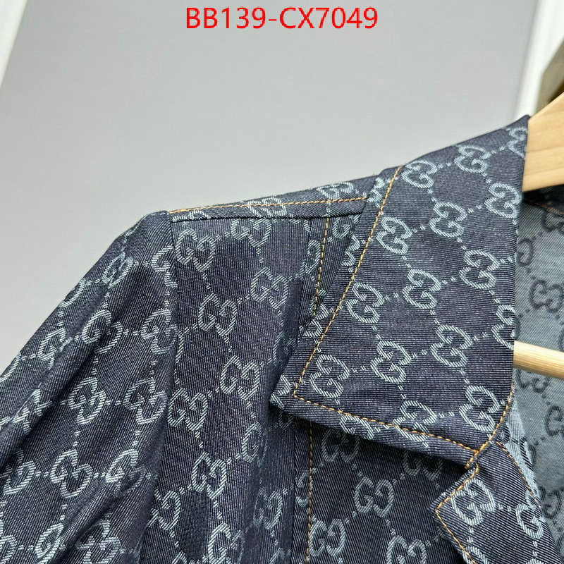 Clothing-Gucci high quality replica ID: CX7049 $: 139USD