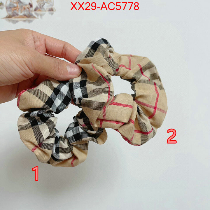 Hair band-Burberry luxury cheap replica ID: AC5778 $: 29USD