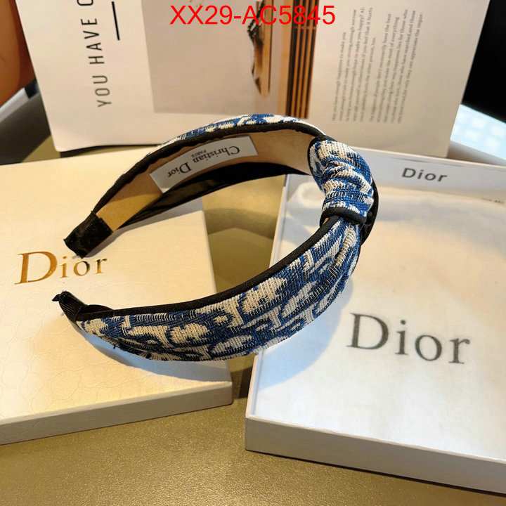 Hair band-Dior top quality fake ID: AC5845 $: 29USD