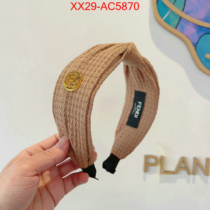 Hair band-Fendi top quality designer replica ID: AC5870 $: 29USD