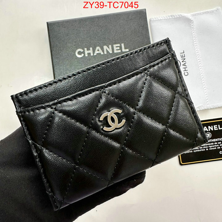 Chanel Bags(4A)-Wallet- top quality replica ID: TC7045 $: 39USD,