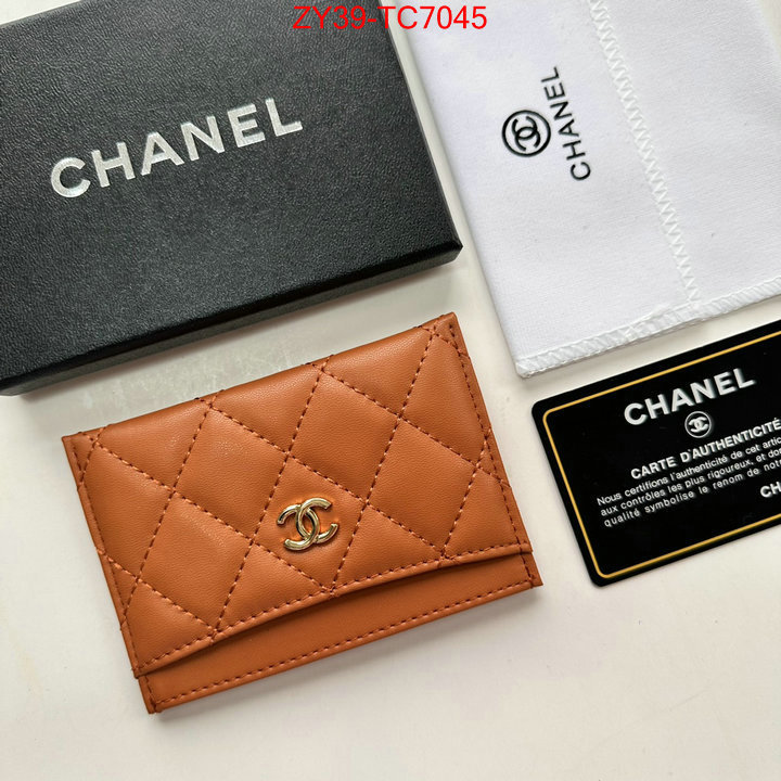 Chanel Bags(4A)-Wallet- top quality replica ID: TC7045 $: 39USD,