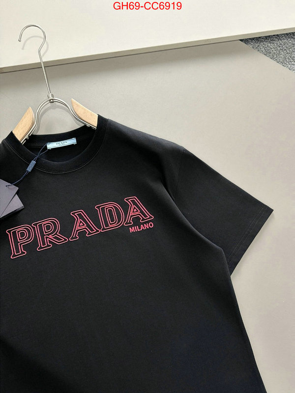 Clothing-Prada replica designer ID: CC6919 $: 69USD