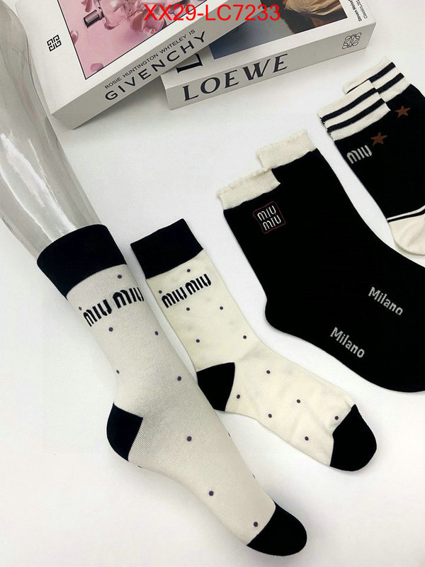 Sock-Miu Miu first top ID: LC7233 $: 29USD