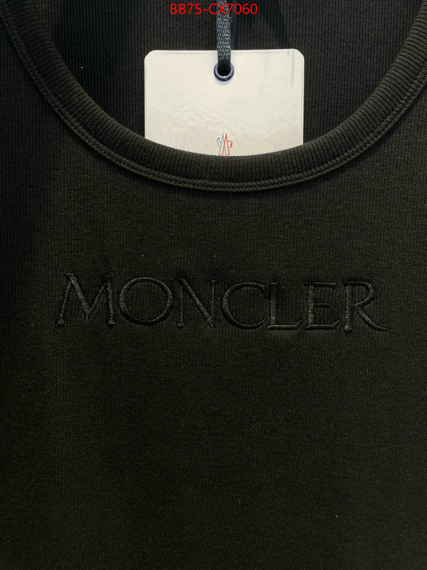 Clothing-Moncler the highest quality fake ID: CX7060 $: 75USD