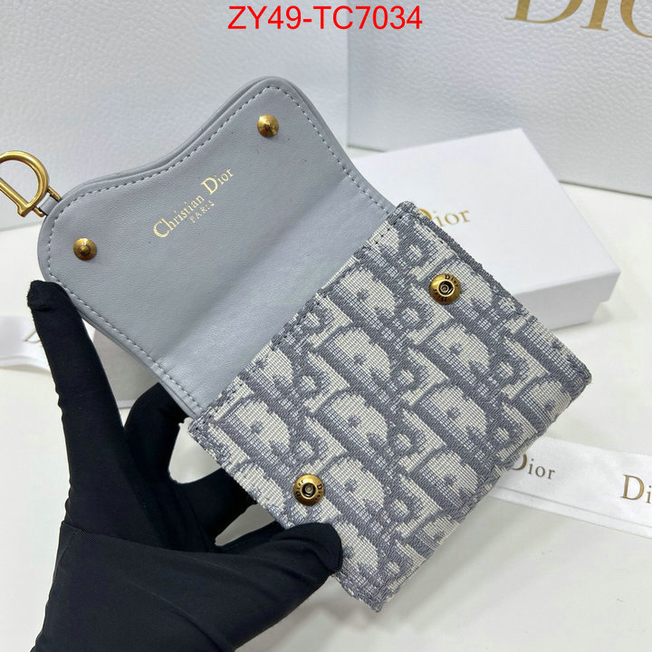 Dior Bags(4A)-Wallet- for sale online ID: TC7034 $: 49USD,