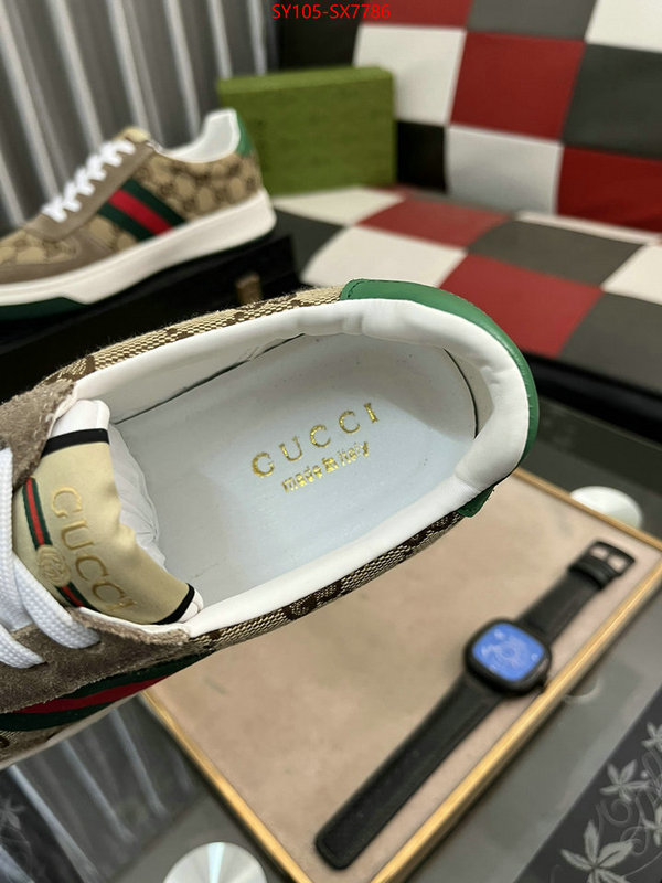 Men Shoes-Gucci knockoff highest quality ID: SX7786 $: 105USD