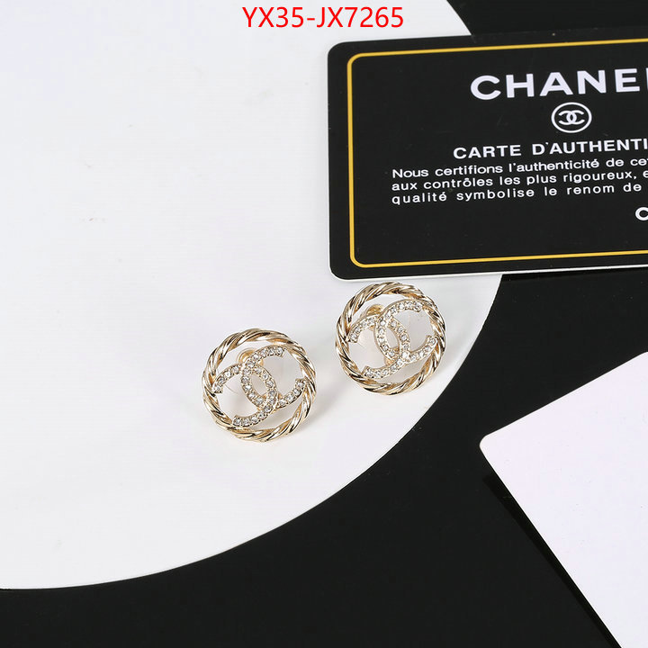 Jewelry-Chanel buy 2024 replica ID: JX7265 $: 35USD