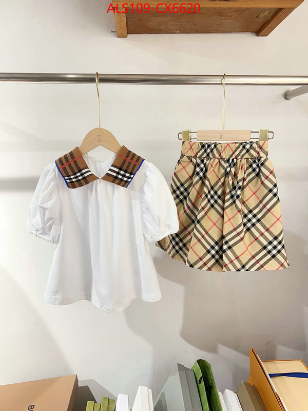 Kids clothing-Burberry high quality replica designer ID: CX6620 $: 109USD