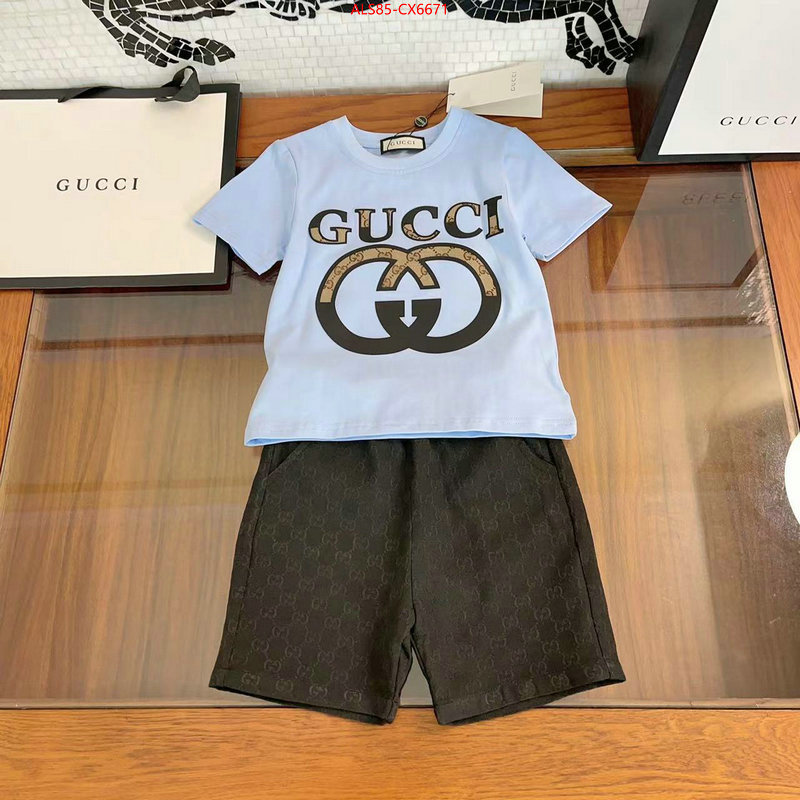 Kids clothing-Gucci where can i buy the best 1:1 original ID: CX6671 $: 85USD