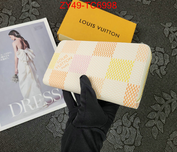 LV Bags(4A)-Wallet knockoff highest quality ID: TC6998 $: 49USD,