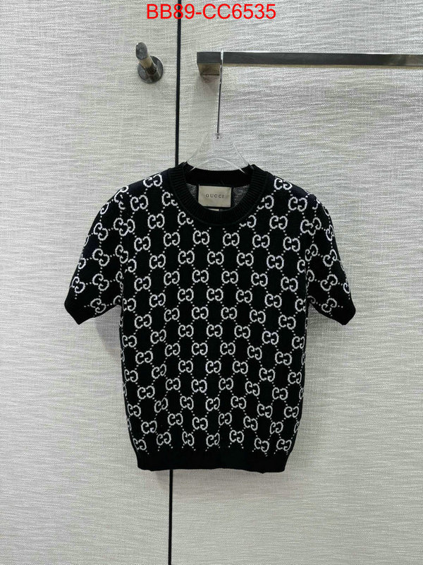 Clothing-Gucci perfect quality ID: CC6535 $: 89USD