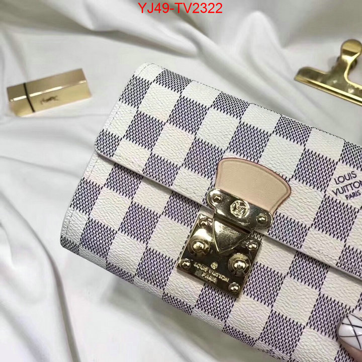 LV Bags(4A)-Wallet is it ok to buy ID: TV2322 $: 49USD