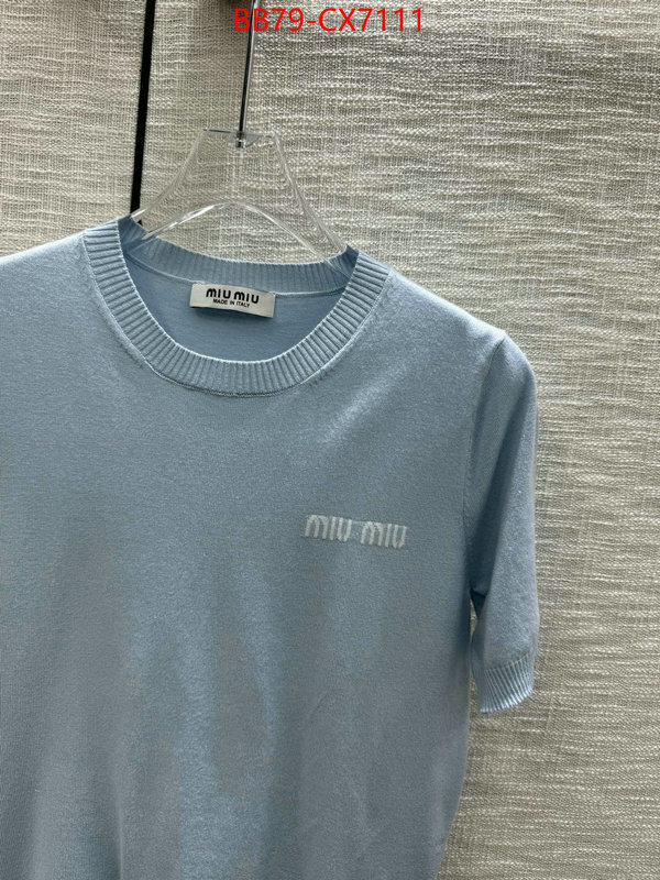 Clothing-MIU MIU at cheap price ID: CX7111 $: 79USD