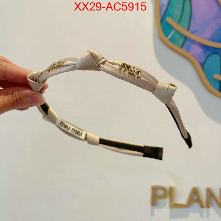 Hair band-MIU MIU replica designer ID: AC5915 $: 29USD