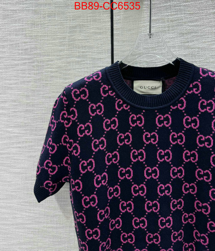 Clothing-Gucci perfect quality ID: CC6535 $: 89USD