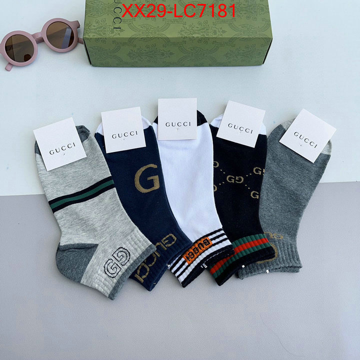 Sock-Gucci where can you buy replica ID: LC7181 $: 29USD