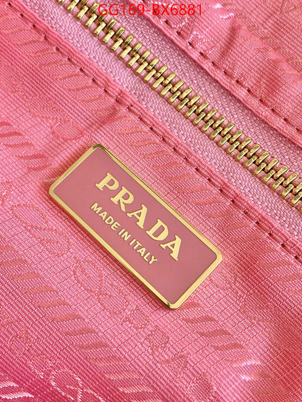 Prada Bags (TOP)-Handbag- quality replica ID: BX6881 $: 169USD,