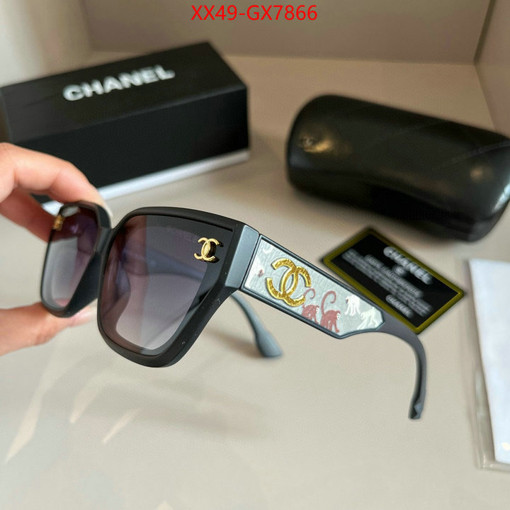 Glasses-Chanel wholesale ID: GX7866 $: 49USD