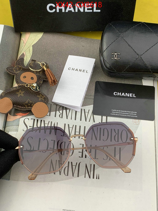 Glasses-Chanel replica 1:1 high quality ID: GX8618 $: 42USD