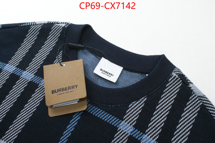 Clothing-Burberry fake aaaaa ID: CX7142 $: 69USD