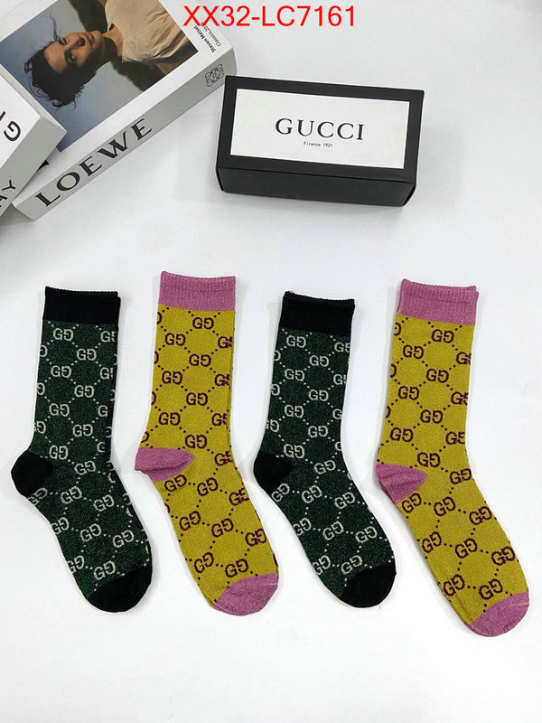 Sock-Gucci 2024 perfect replica designer ID: LC7161 $: 32USD