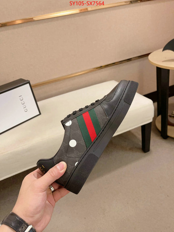 Men Shoes-Gucci can i buy replica ID: SX7564 $: 105USD