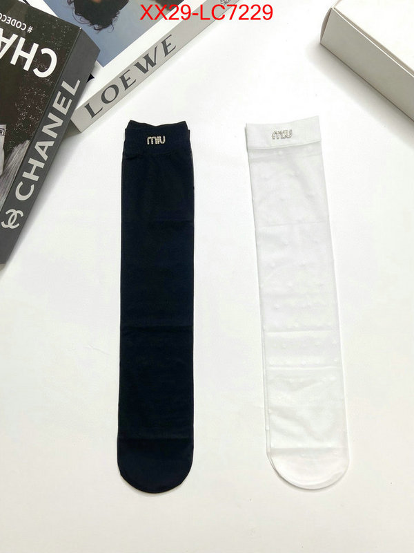 Sock-Miu Miu 2024 replica wholesale cheap sales online ID: LC7229 $: 29USD