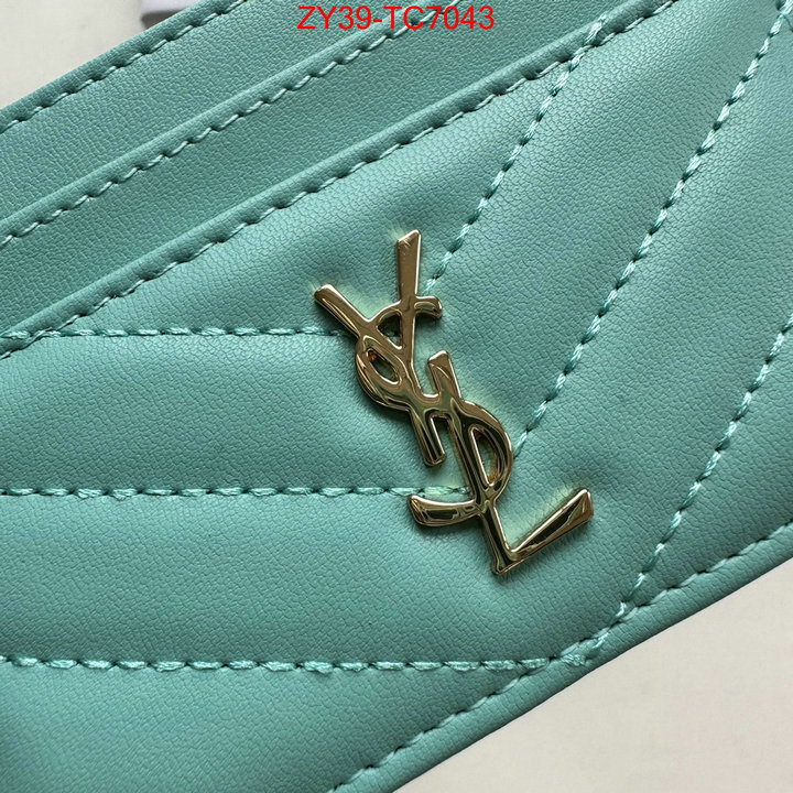 YSL Bags(4A)-Wallet- best replica 1:1 ID: TC7043 $: 39USD,