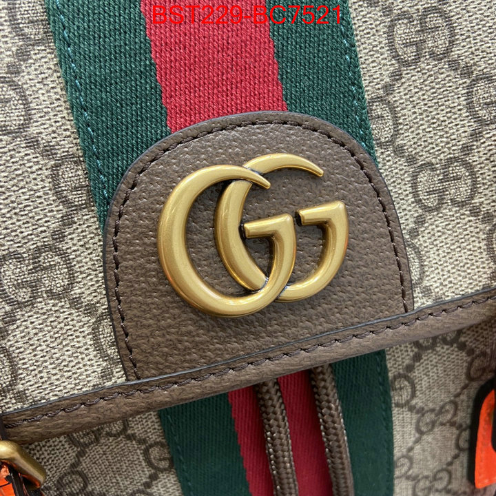 Gucci Bags(TOP)-Backpack- replcia cheap from china ID: BC7521 $: 229USD,