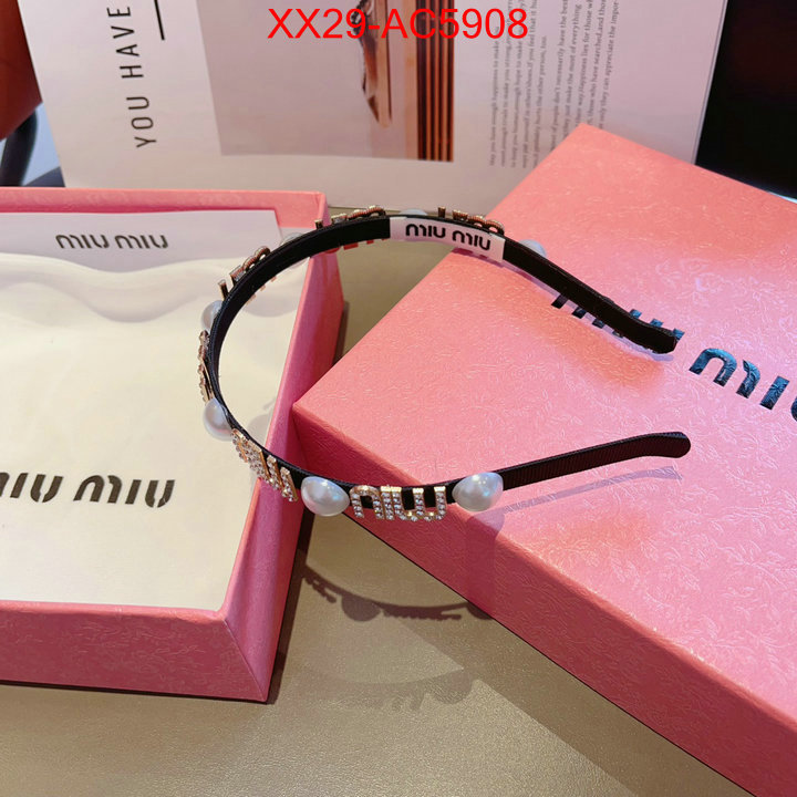 Hair band-MIU MIU 2024 aaaaa replica customize ID: AC5908 $: 29USD