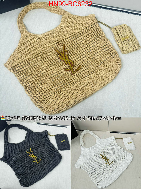 YSL Bags(4A)-Handbag- the highest quality fake ID: BC6232 $: 99USD,