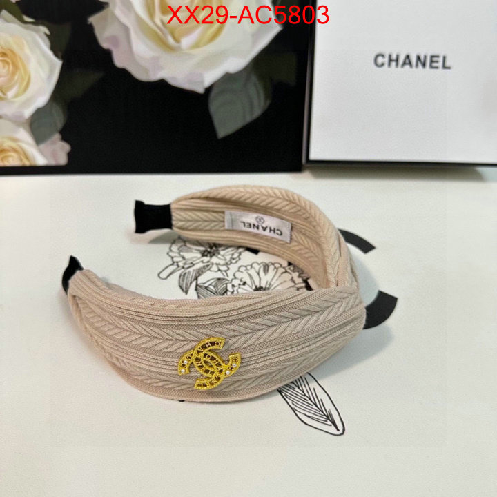 Hair band-Chanel fake high quality ID: AC5803 $: 29USD