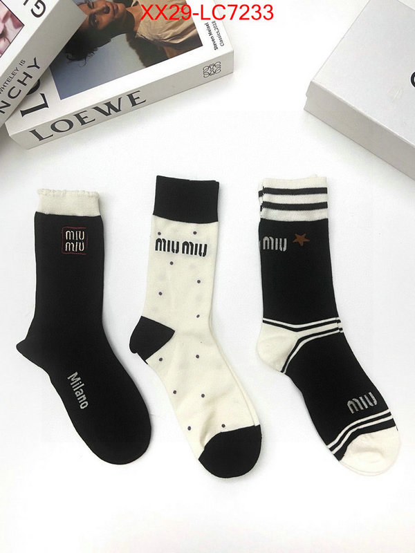 Sock-Miu Miu first top ID: LC7233 $: 29USD