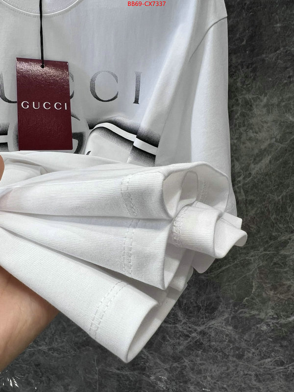 Clothing-Gucci where to buy fakes ID: CX7337 $: 69USD