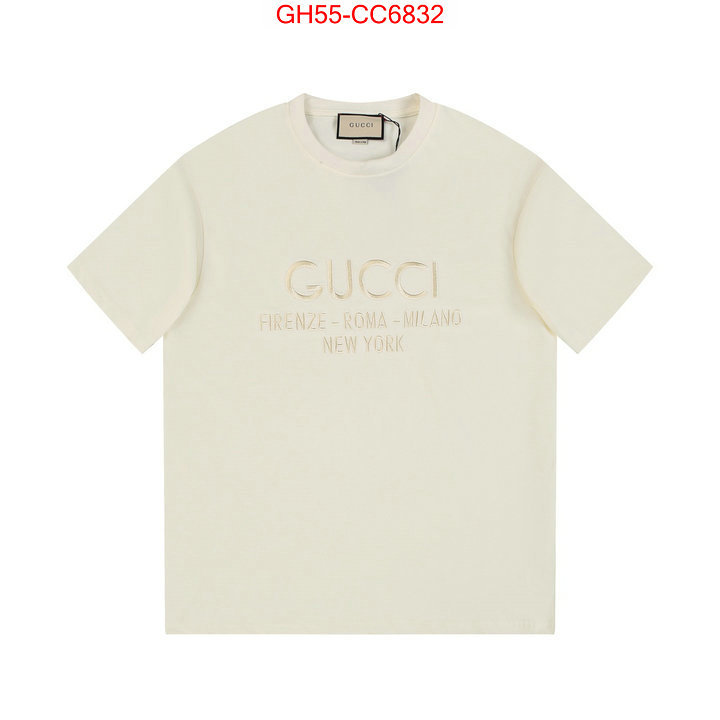 Clothing-Gucci where can i buy the best quality ID: CC6832 $: 55USD