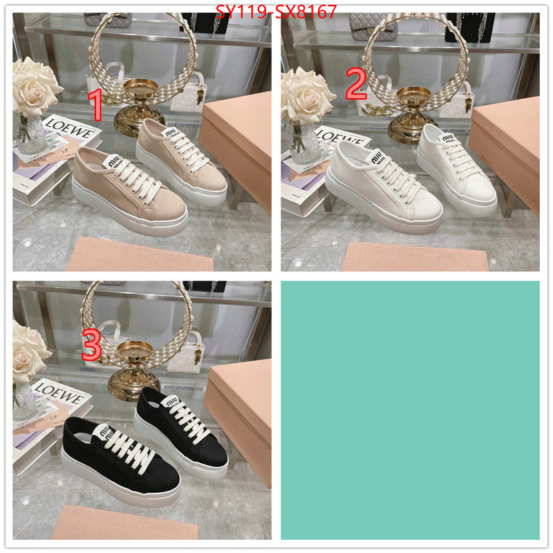 Women Shoes-Miu Miu wholesale designer shop ID: SX8167 $: 119USD