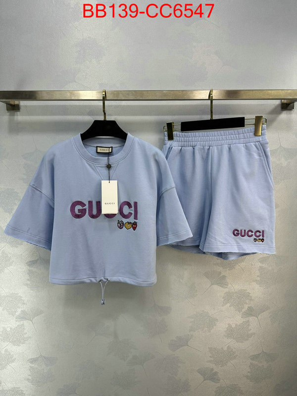 Clothing-Gucci replica 2024 perfect luxury ID: CC6547 $: 139USD