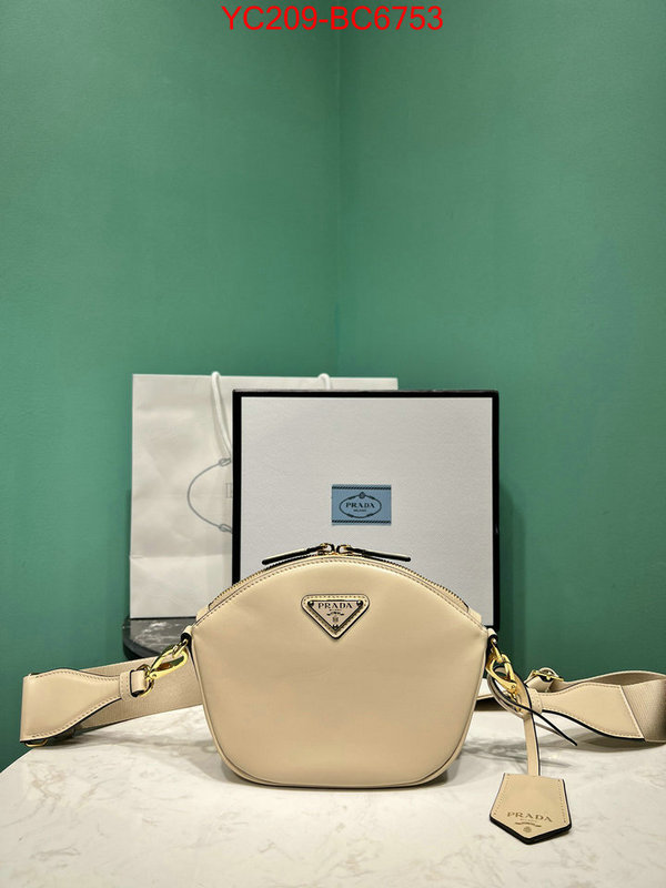 Prada Bags(TOP)-Crossbody- the highest quality fake ID: BC6753 $: 209USD,